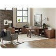Bowery Hill Modern 2 Drawer Lateral File Cabinet in Medium Wood