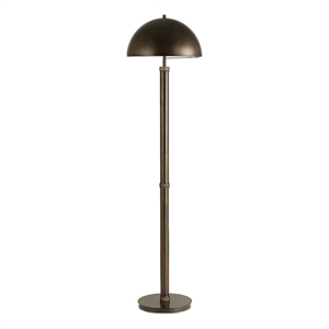 Bowery Hill Metal Bronze Floor Lamp Rectangular 58.5&quot