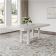 Bowery Hill Contemporary Wood Antique Dining Extension Table