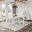 Bowery Hill Contemporary Wood Antique Dining Extension Table