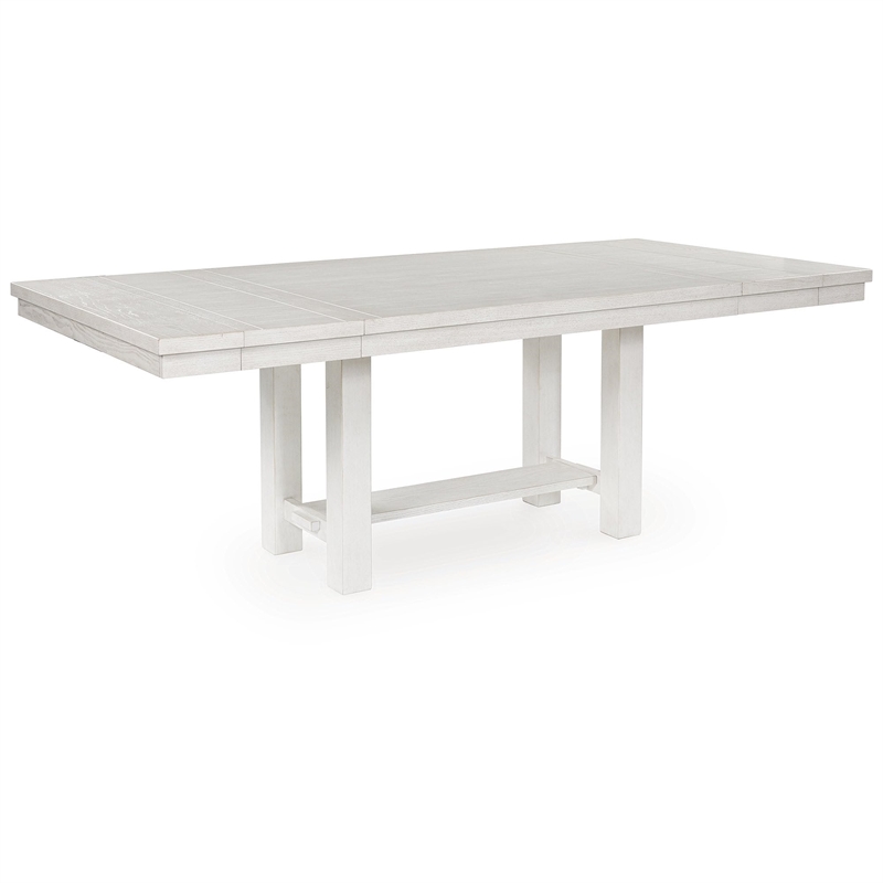 Bowery Hill Contemporary Wood Antique Dining Extension Table