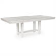 Bowery Hill Contemporary Wood Antique Dining Extension Table