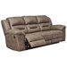 Sofa|Tab-pull Recliner/Light Brown