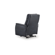 Bowery Hill Contemporary Faux Leather Blue Power Lift Recliner