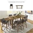 Bowery Hill Contemporary Brown Wood Counter Height Dining Table