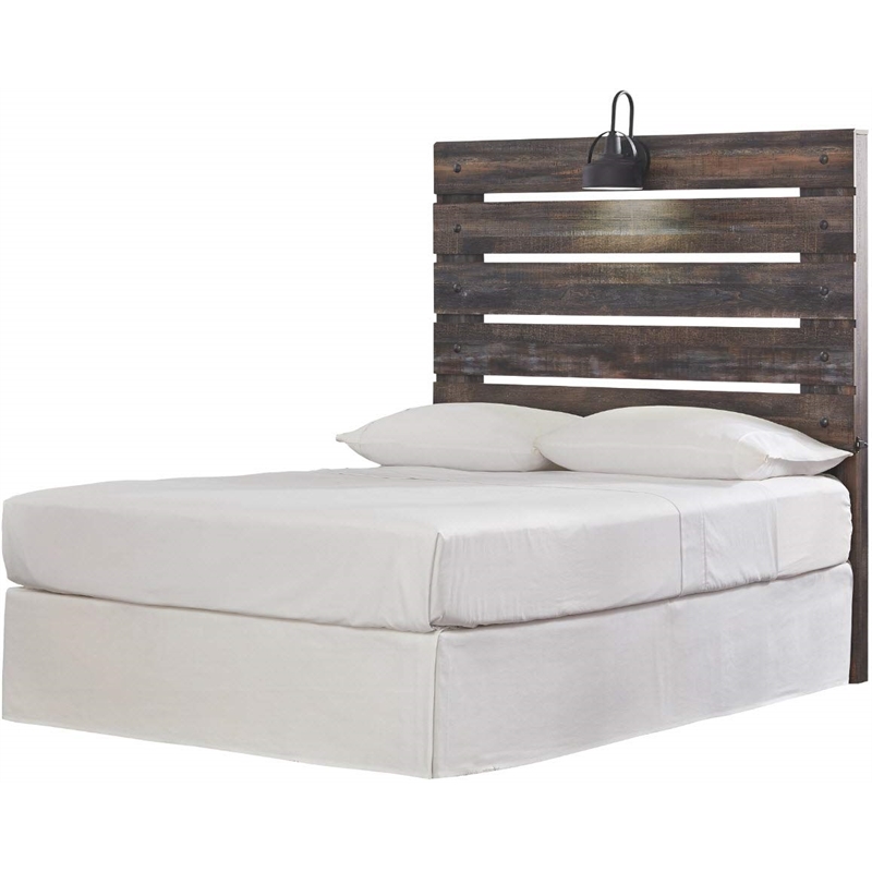 Bowery Hill Modern Queen Metal Bed Frame with Floor Glides in Black