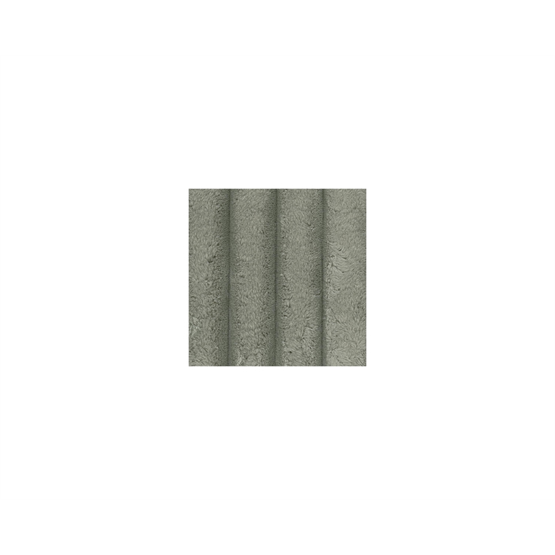 Bowery Hill Contemporary Oversized Swivel Fabric Accent Chair in Gray