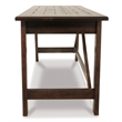 Bowery Hill Contemporary Engineered Wood Home Office Desk in Rustic Brown