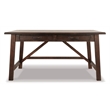 Bowery Hill Contemporary Engineered Wood Home Office Desk in Rustic Brown