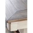 Bowery Hill Contemporary Engineered Wood Counter Height Dining Table in Two-Tone