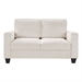 Beige/Corduroy Loveseat