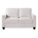 Beige/Boucle Loveseat