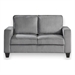 Gray/Corduroy Loveseat