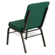 Bowery Hill Contemporary Church Stacking Guest Chair in Green