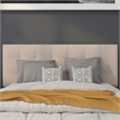 Bowery Hill Contemporary Tufted Full Panel Headboard in Beige
