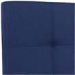 Bowery Hill Contemporary Tufted Full Panel Headboard in Navy
