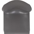 Bowery Hill Contemporary Plastic Sled Base Stacking Chair in Gray