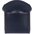 Bowery Hill Contemporary Plastic Sled Base Stacking Chair in Navy