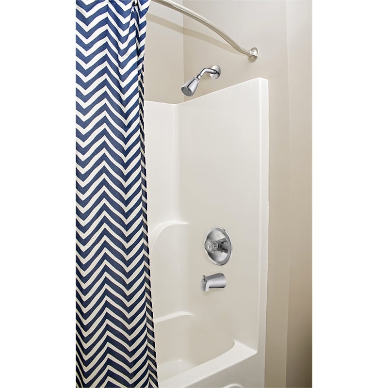 Bowery Hill Metal Slip On Tub Diverter Spout in Polished Chrome