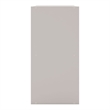 Bowery Hill Contemporary Stackable Wood 2-Shelf Bookcase in Gray