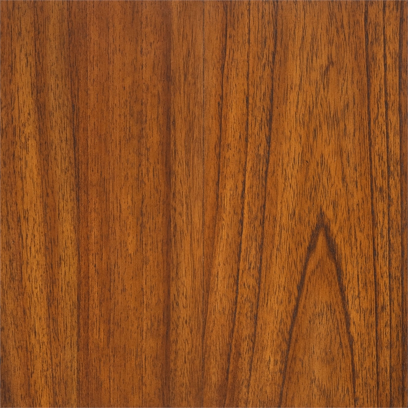 Bowery Hill 1-Door Contemporary Solid Mindi Wood Chest in Harvest Brown