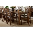 Bowery Hill Ladderback Dining Side Chair in Rustic Amber (Set of 2)