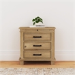 Bowery Hill Transitional Wood Nightstand in Distressed Natural