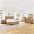 Bowery Hill Transitional Wood Nightstand in Distressed Natural