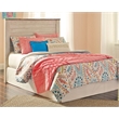 Bowery Hill Contemporary Adjustable Full Panel Headboard in White