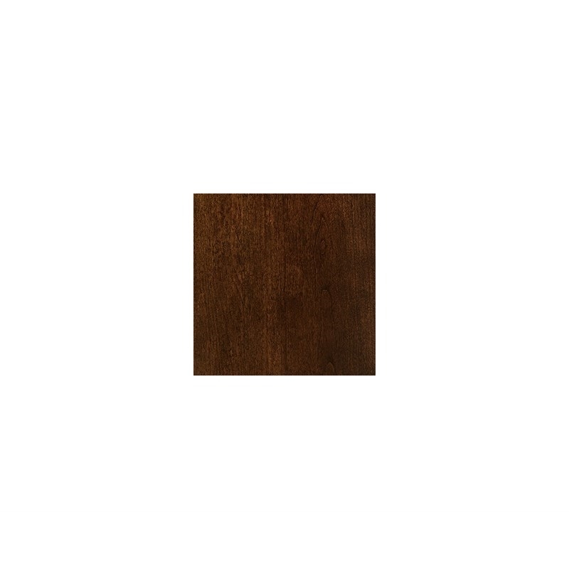 Bowery Hill Traditional Wood King Panel Headboard in Dark Brown