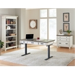Bowery Hill Wood Lateral File With Locking Legal/Letter File Drawer in White