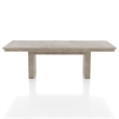 Bowery Hill Wood 7-Piece Dining Table Set in Natural