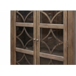 Bowery Hill 3Pc Set L-Desk Office Desk & Glass Display Bookcase & Filing Cabinet