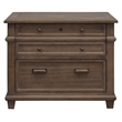 Bowery Hill 3Pc Set L-Desk & Return Office Desk & Open Bookcase & Filing Cabinet