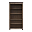 Bowery Hill 3Pc Set L-Desk & Return Office Desk & Open Bookcase & Filing Cabinet