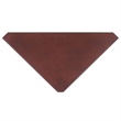 Bowery Hill Transitional Wood Corner Table in Dark Cherry Finish