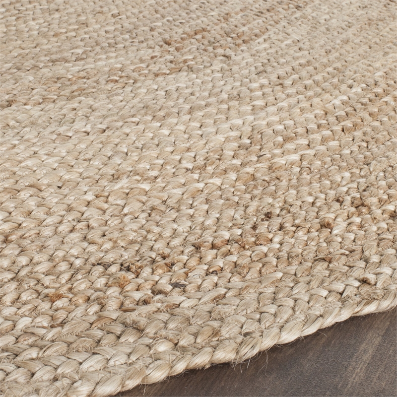 Bowery Hill Contemporary Natural Contemporary Rug - Oval 4' x 6'