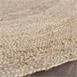 Bowery Hill Contemporary Natural Contemporary Rug - Oval 4' x 6'