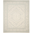 Bowery Hill Contemporary 8' X 10' Power Loomed Rug in Ivory and Slate
