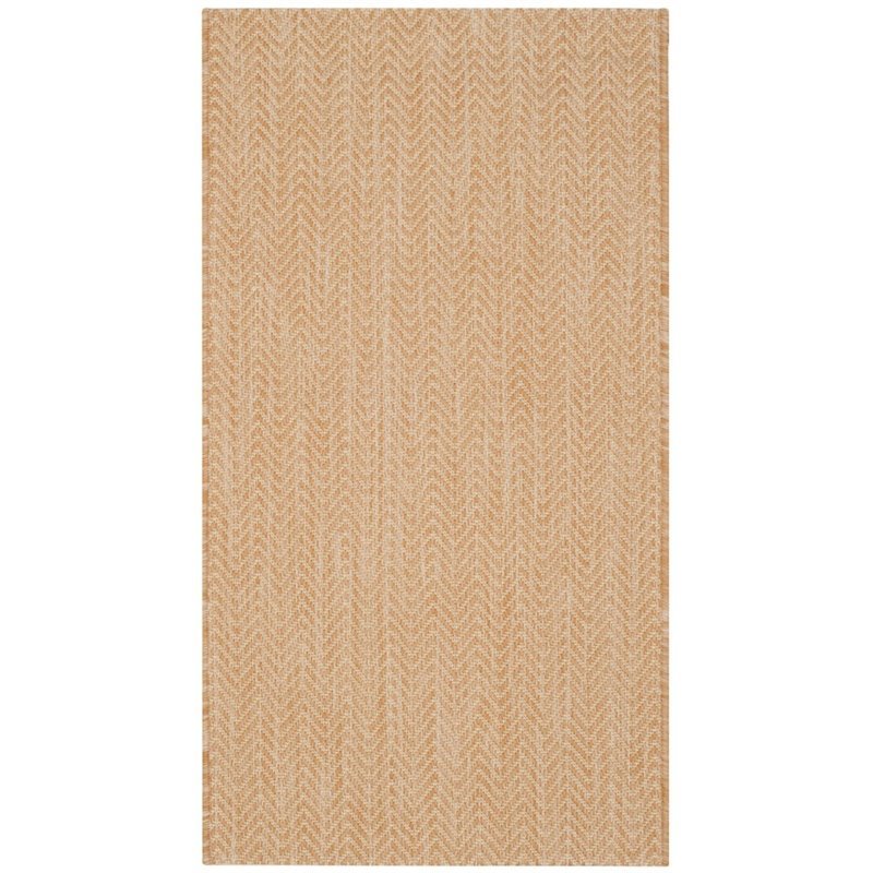 Bowery Hill Contemporary 9' X 12' Power Loomed Rug in Natural and Cream