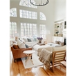 Bowery Hill Contemporary Wood 5' X 8' Hand Tufted Rug in Ivory