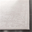 Bowery Hill Contemporary Fabric 8' x 10' Rug in Cream and Ivory