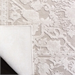 Bowery Hill Contemporary Fabric 8' x 10' Rug in Cream and Ivory
