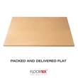 Bowery Hill PVC Rectangle Chair Mat for Carpets Clear Size 36 x 48 inch