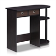 Bowery Hill Wood Home Laptop Notebook Computer Desk in Dark Walnut