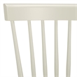 Bowery Hill Contemporary Oak Dining Chair in Grey (Set Of 2)