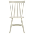 Bowery Hill Contemporary Oak Dining Chair in Grey (Set Of 2)