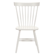 Bowery Hill Contemporary Oak Dining Chair in Grey (Set Of 2)