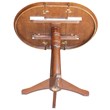 Bowery Hill Contemporary Extendable Bar Table in Espresso Finish