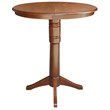 Bowery Hill Contemporary Extendable Bar Table in Espresso Finish